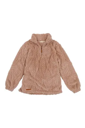 Simply Southern Youth Kate 1/4 Zip Pullover for Girls in Desert | PP-0224-YTH-PULL-KATE-DESERT
