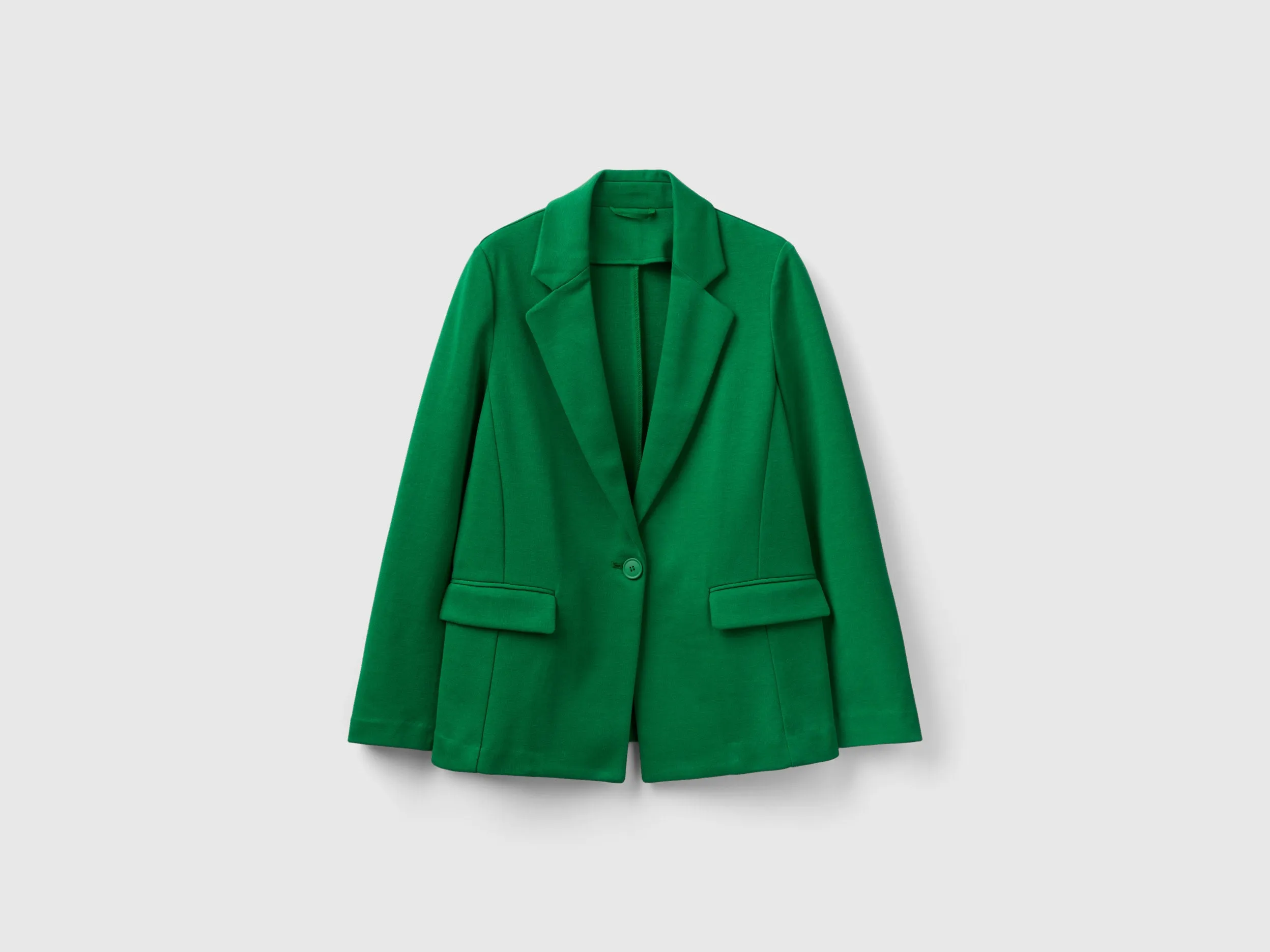 Slim Fit Button Down Solid Blazer