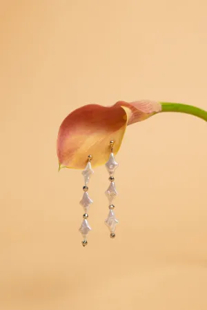 Starry Eyed Earrings: Pyrite