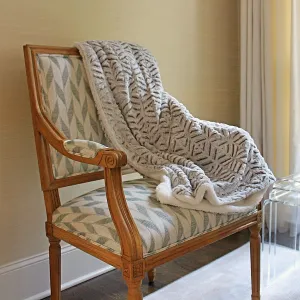Stavanger Double Texture Sherpa Blanket by Nordic Fleece