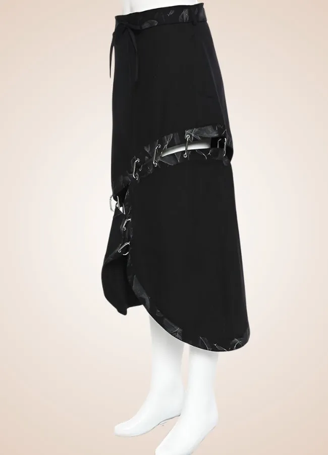 Steampunk Patched Skirt