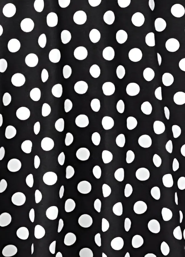 Steampunk Polkadot Midi Skirt