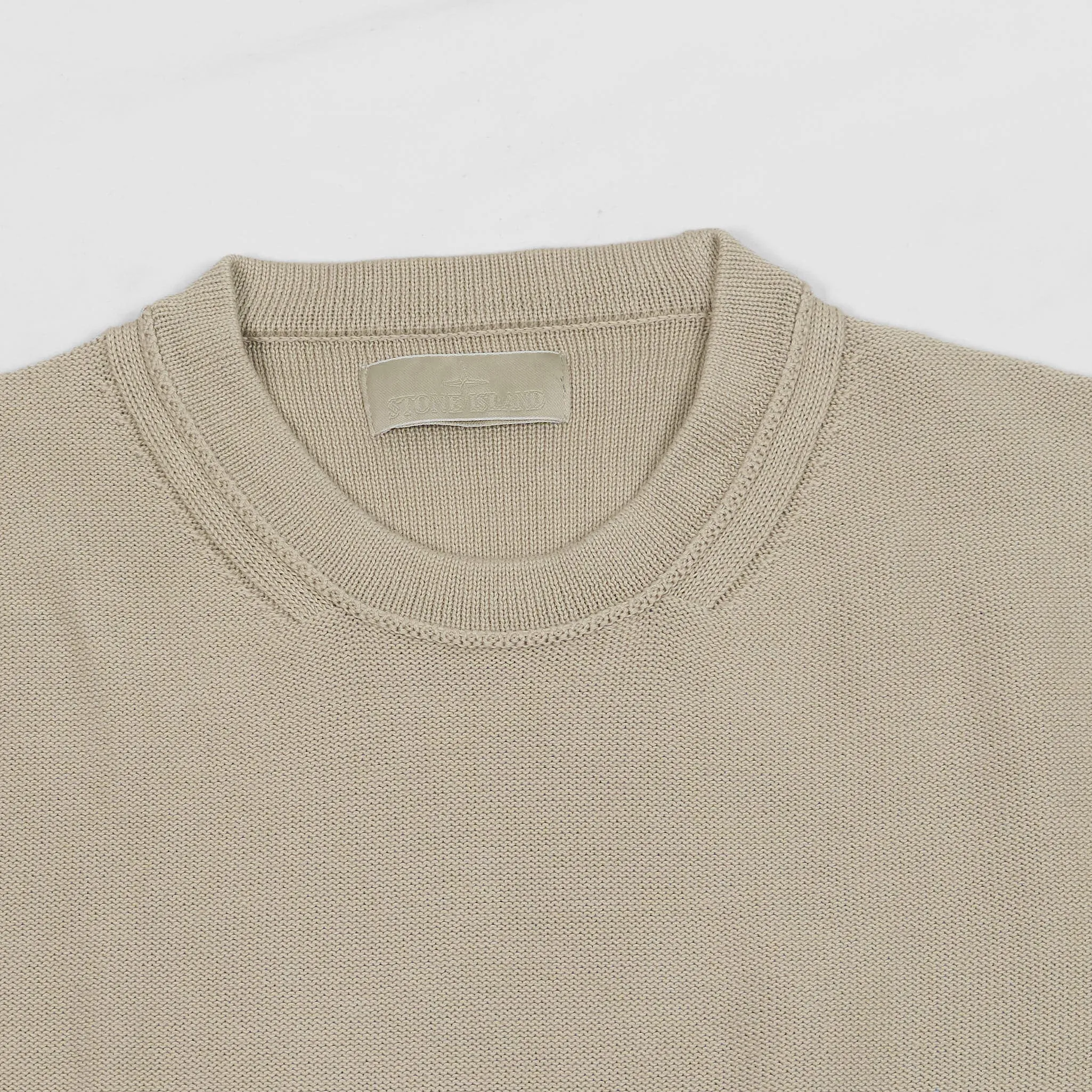 Stone Island Ghost Piece Knitted Lightweight Crew Neck Pullover