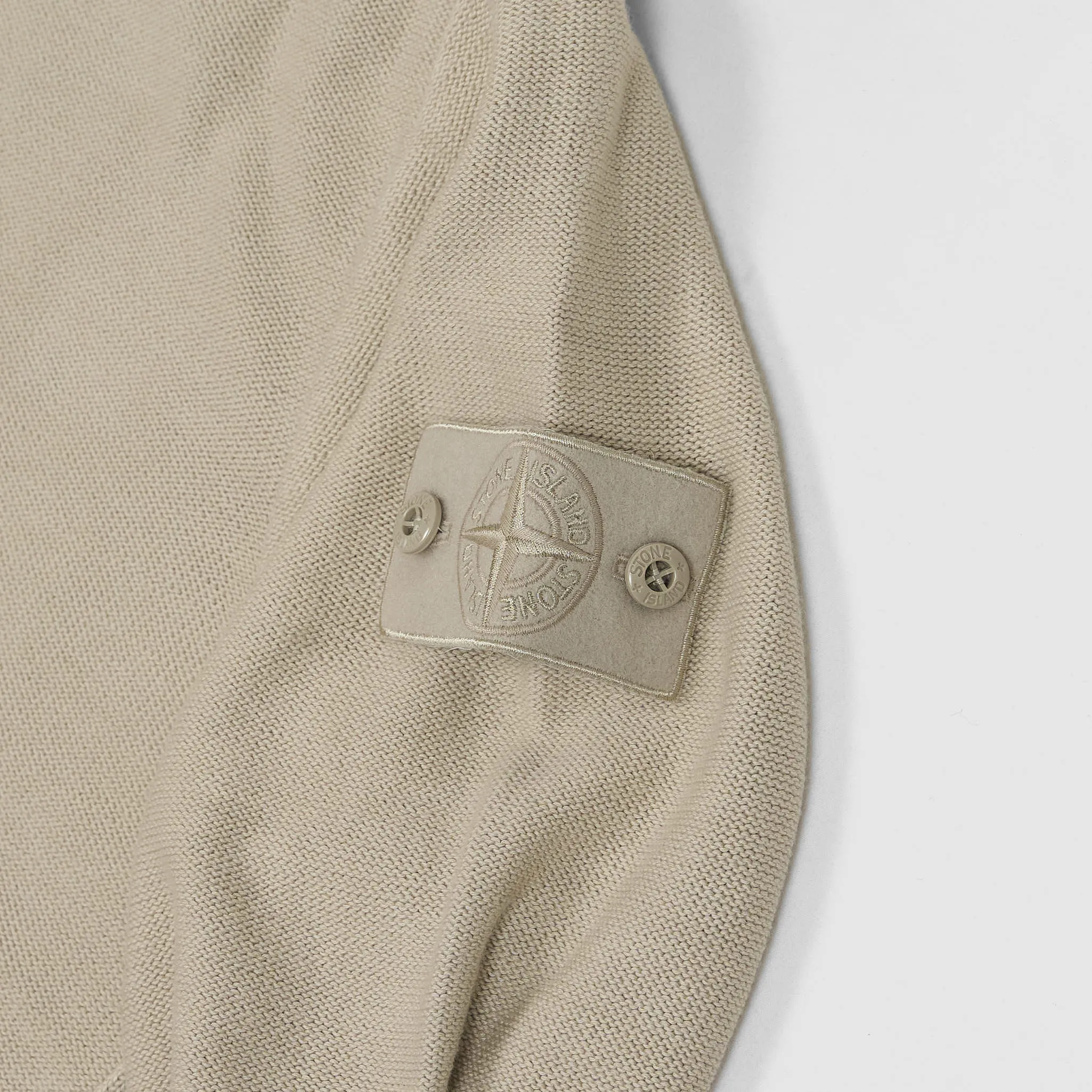 Stone Island Ghost Piece Knitted Lightweight Crew Neck Pullover