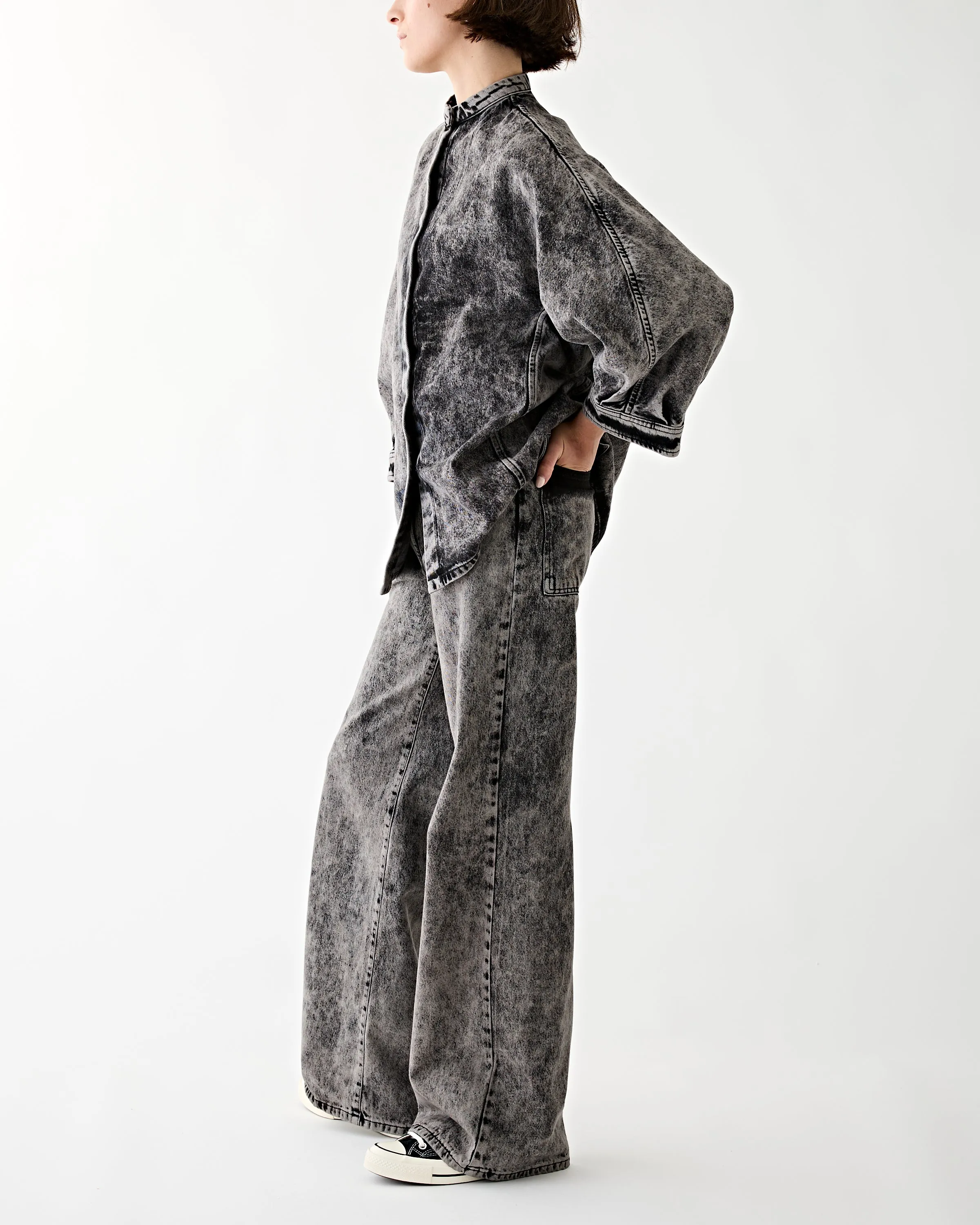 Tahari Arctic Grey Denim