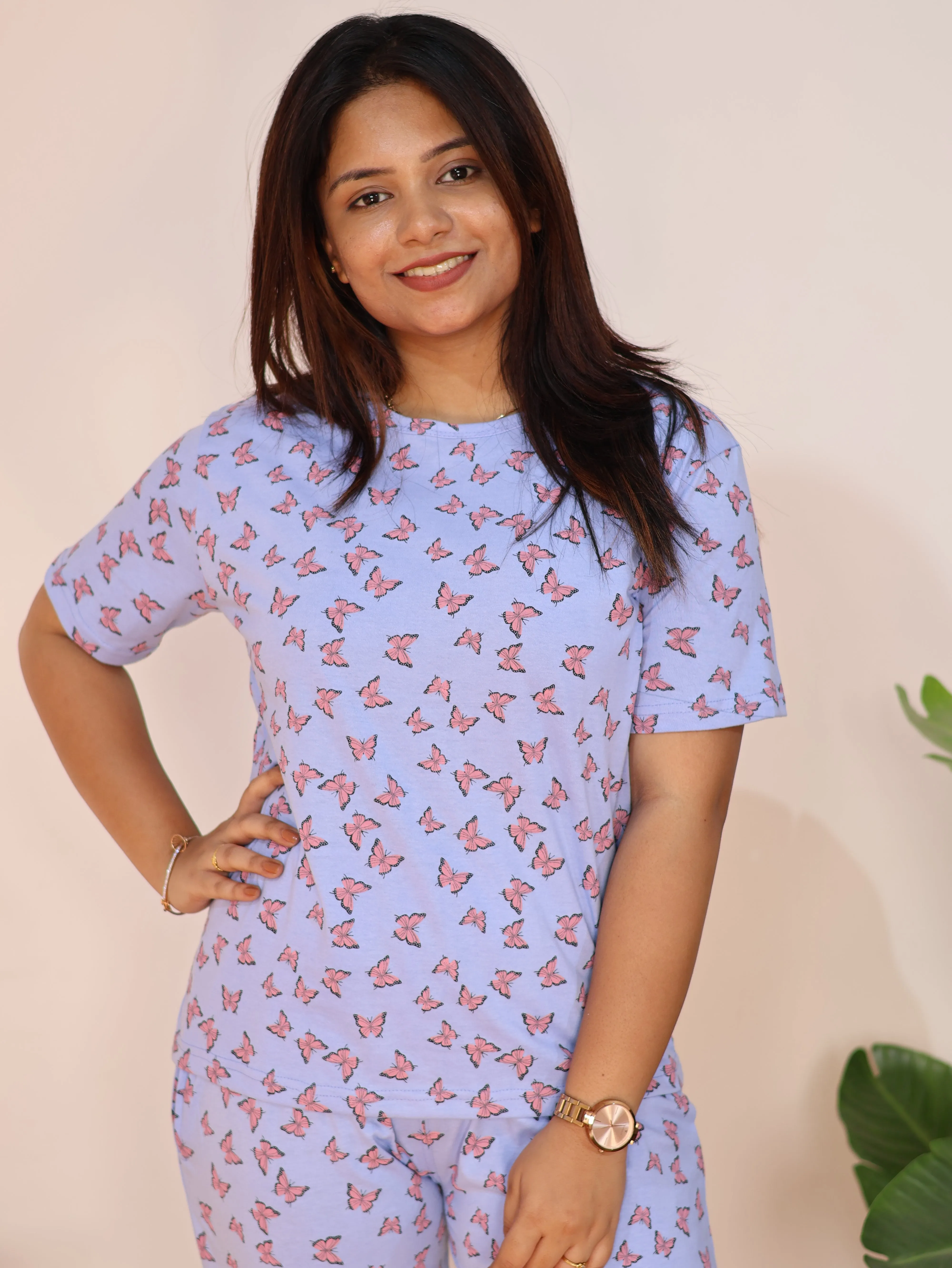 Tansy Cotton Lounge Wear Full Pant