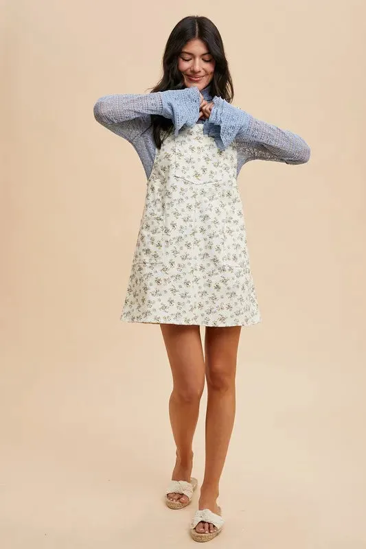 Teagan Overall Mini Dress