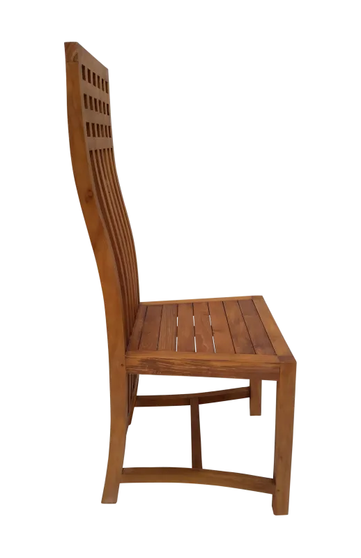 Teak Grid Dining Chair