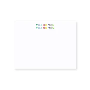 Thank You Notecard Set // non-personalized