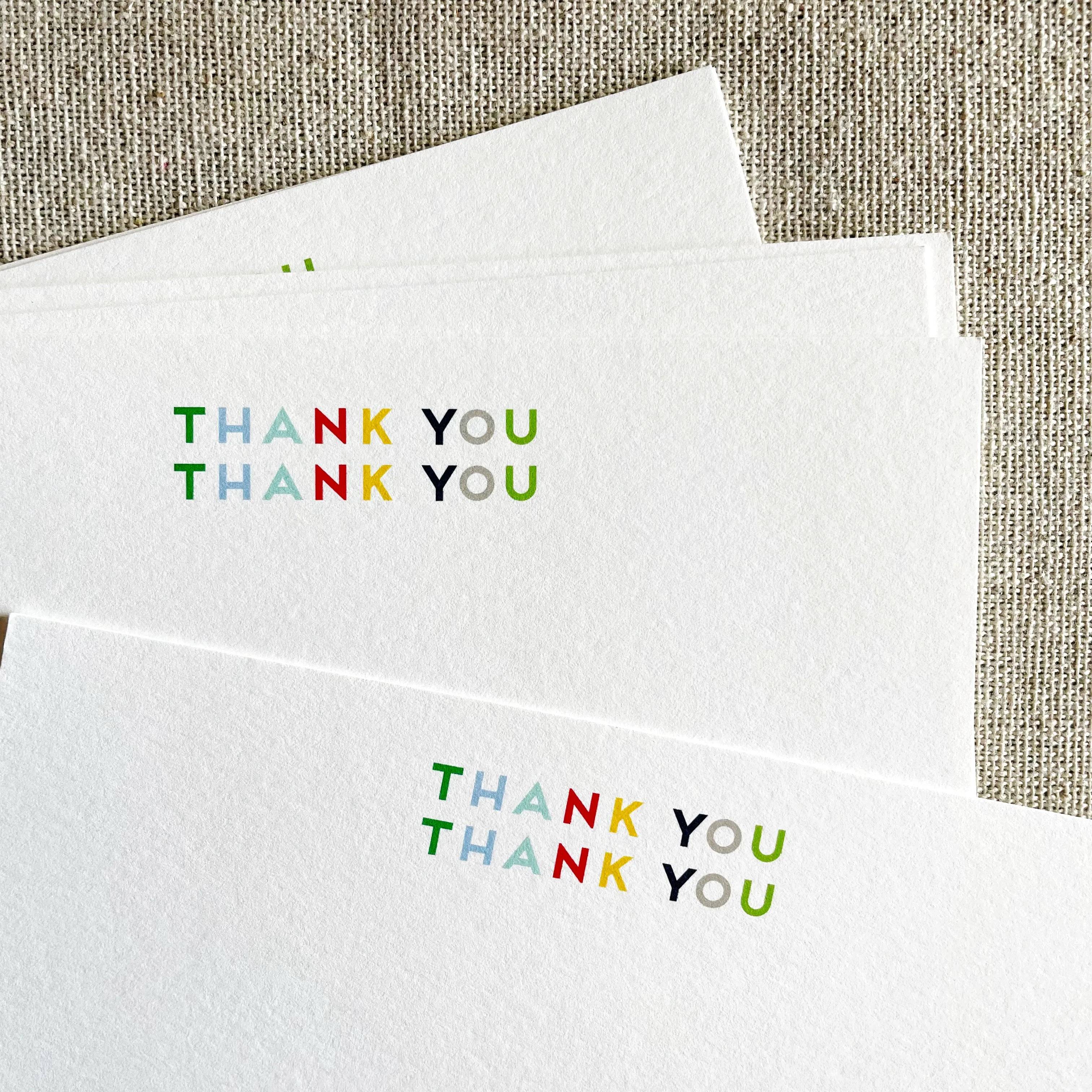 Thank You Notecard Set // non-personalized