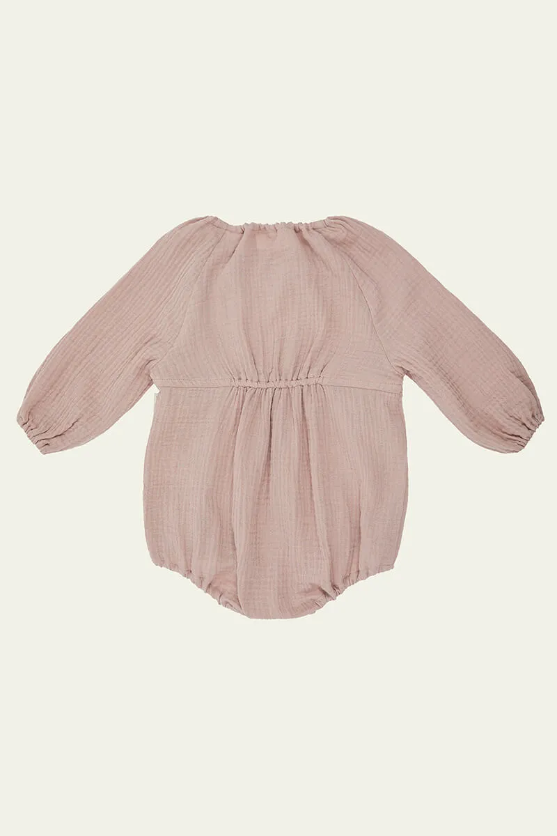 The Rose Romper - Vintage Rose