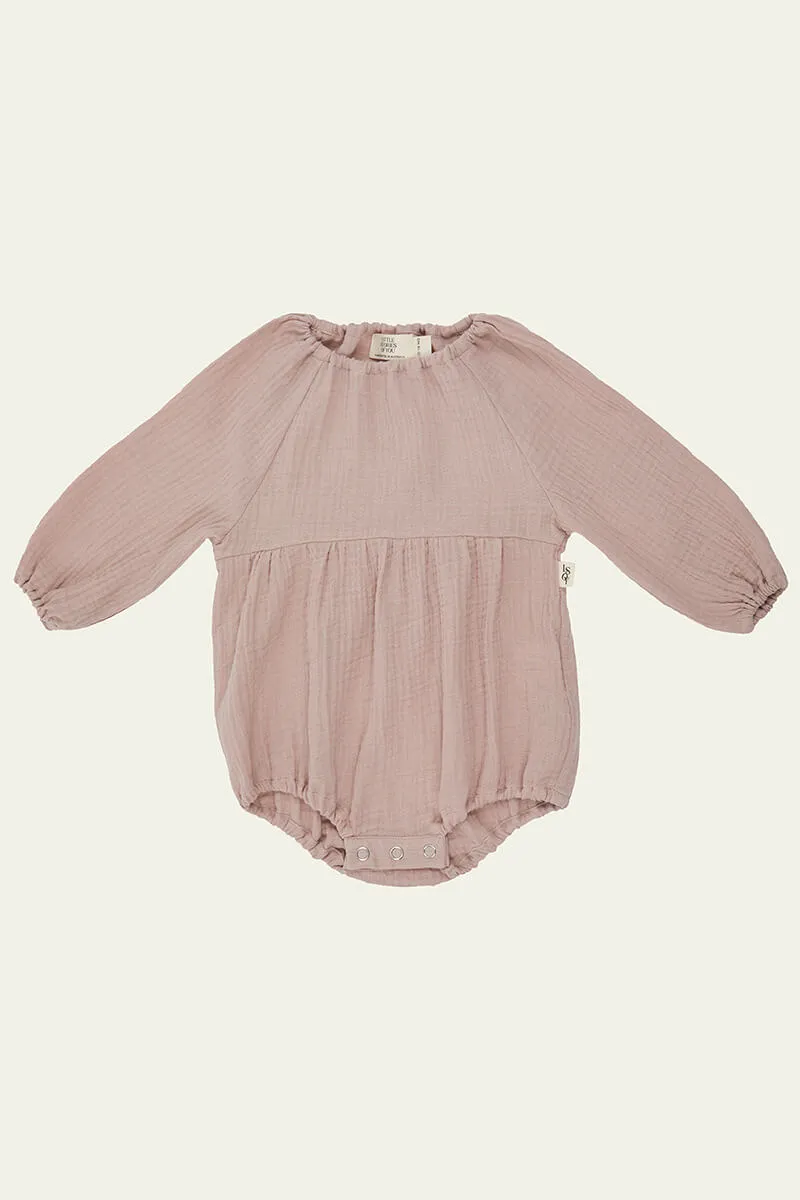 The Rose Romper - Vintage Rose