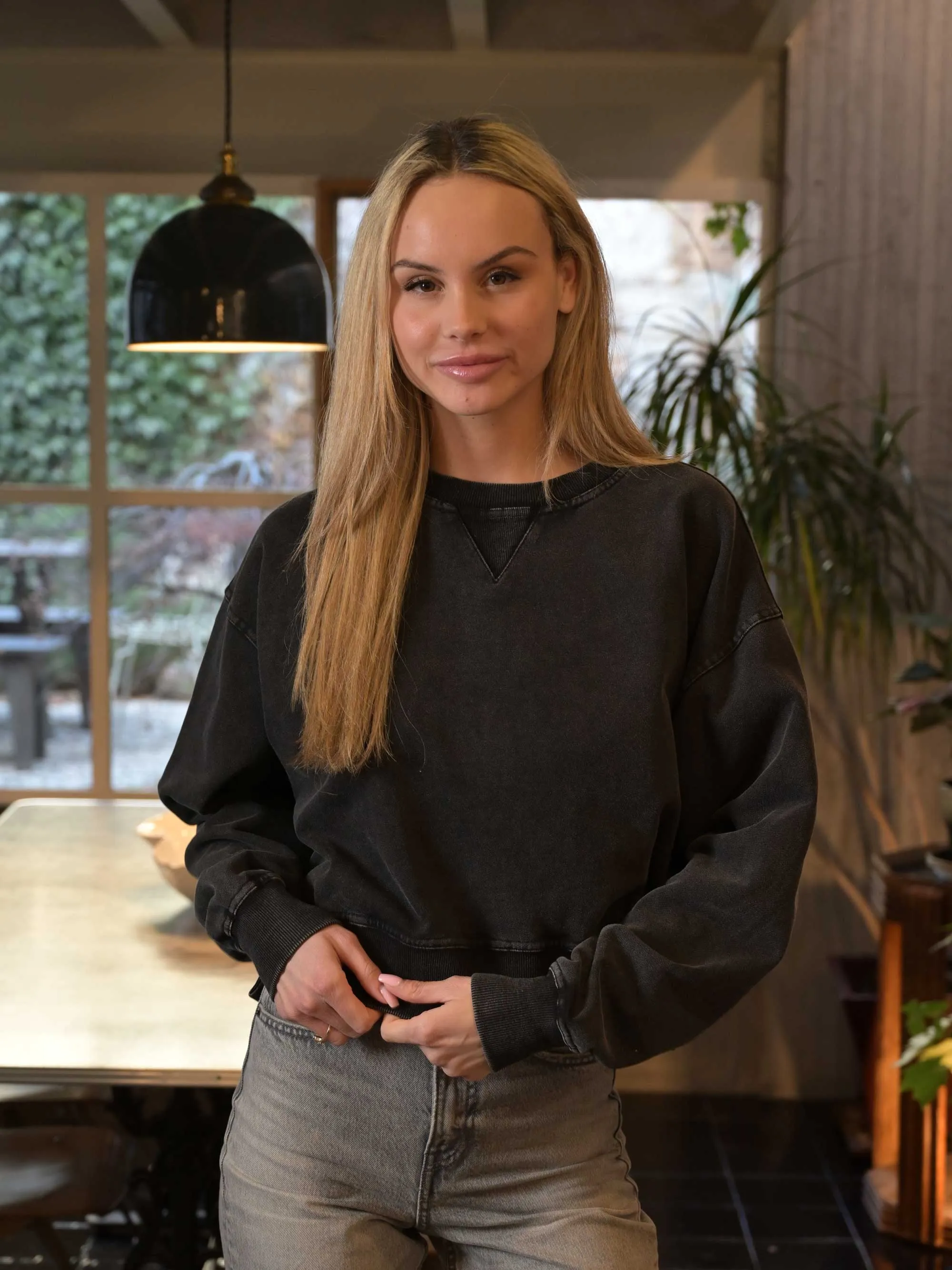 The Salt Air Sweatshirt - Black