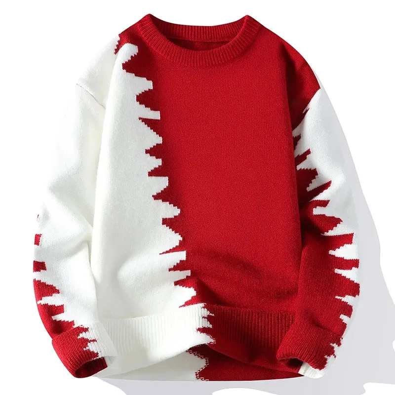 Thermal Pull Homme New Fall Winter Top Grade Luxury Cashmere Sweater Men Thick Warm Mens Christmas Sweaters Fashion Pullover Men