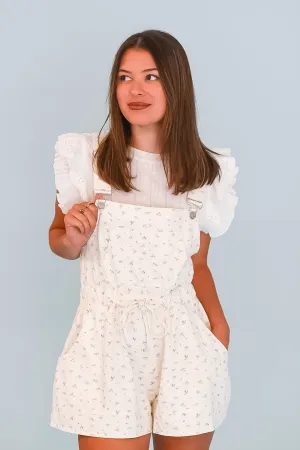 Tiny Blooms Shortalls