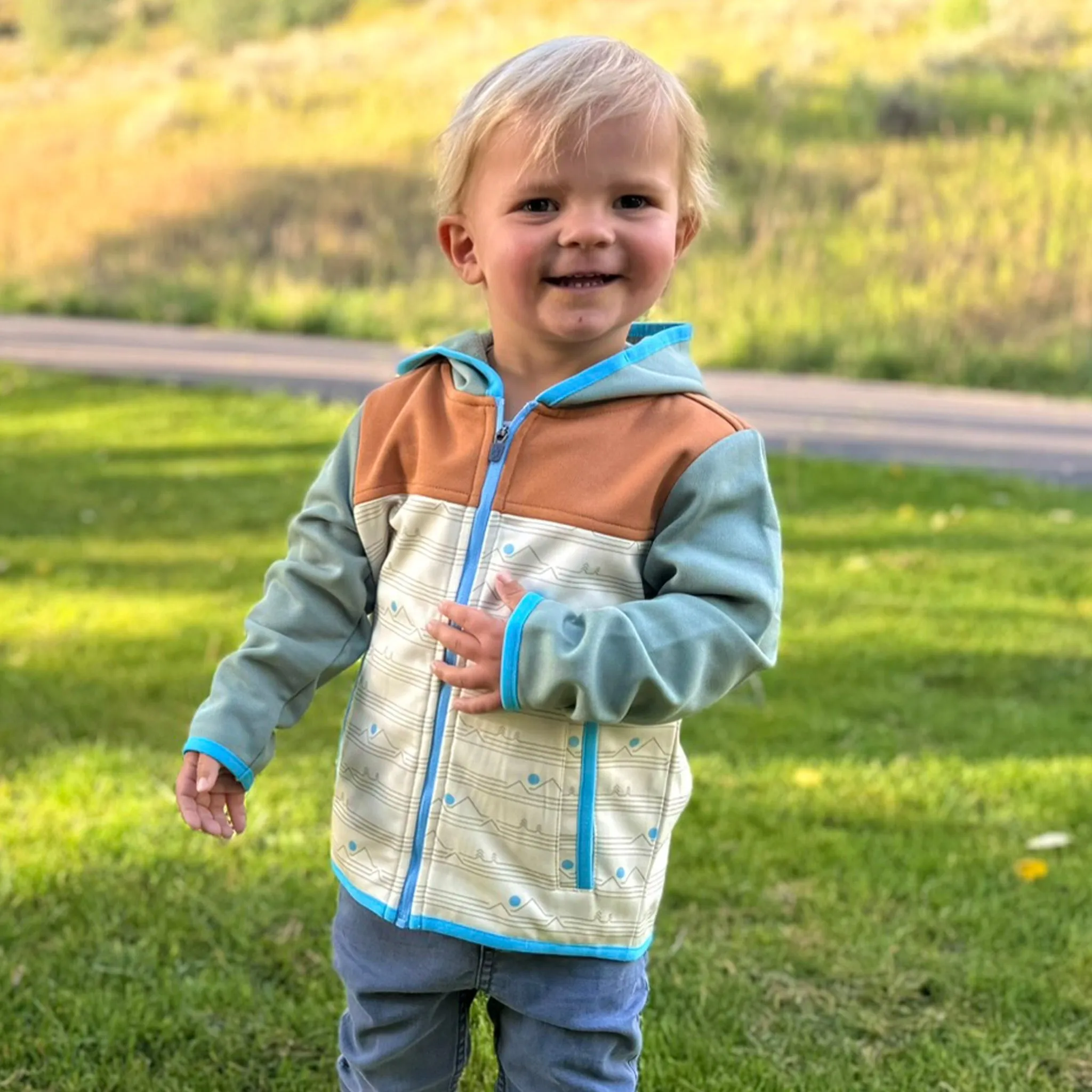 Treeline Kids Terry Full Zip Hoodie