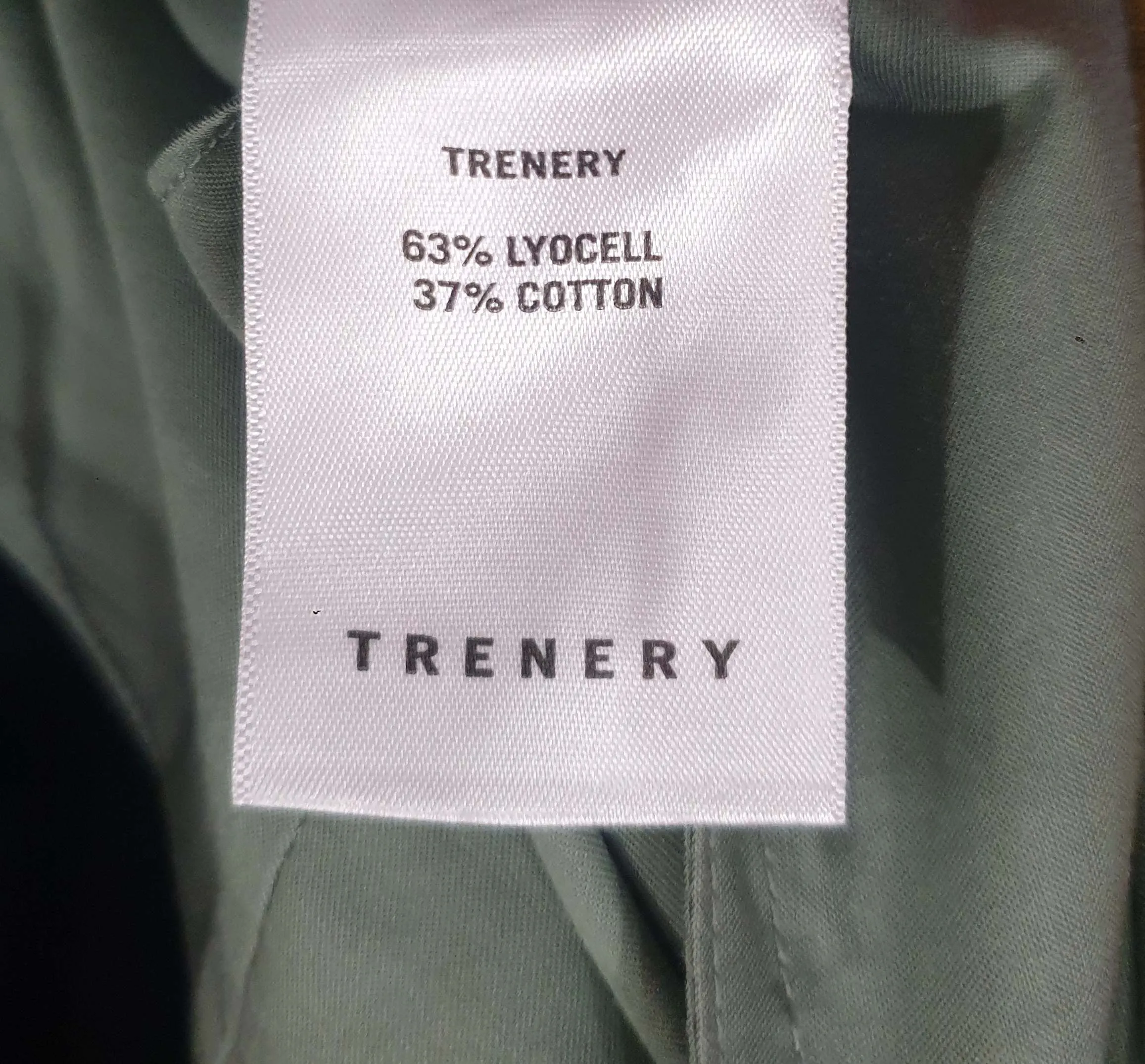 Trenery green midi length skirt size 18