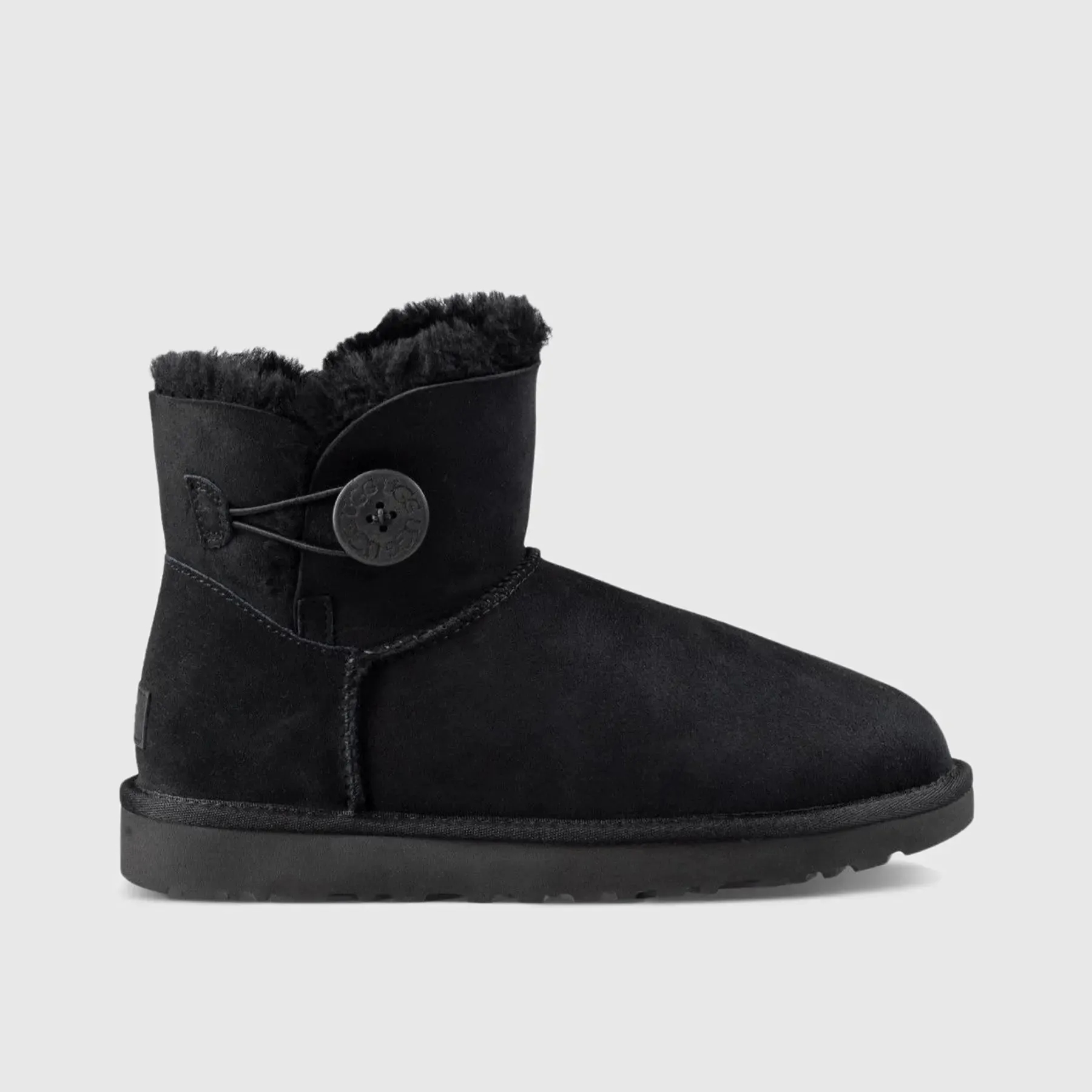 Ugg Mini Bailey Button 2 Black 1016422