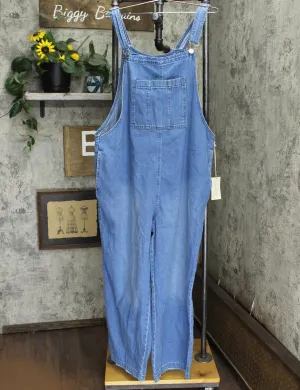 Universal Thread Women's Plus Size Denim Jean Overalls Medium Wash Blue 18W