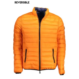 U.S. POLO ASSN. Orange Nylon Men Jacket