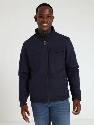 Utility Cargo Jacket - Navy