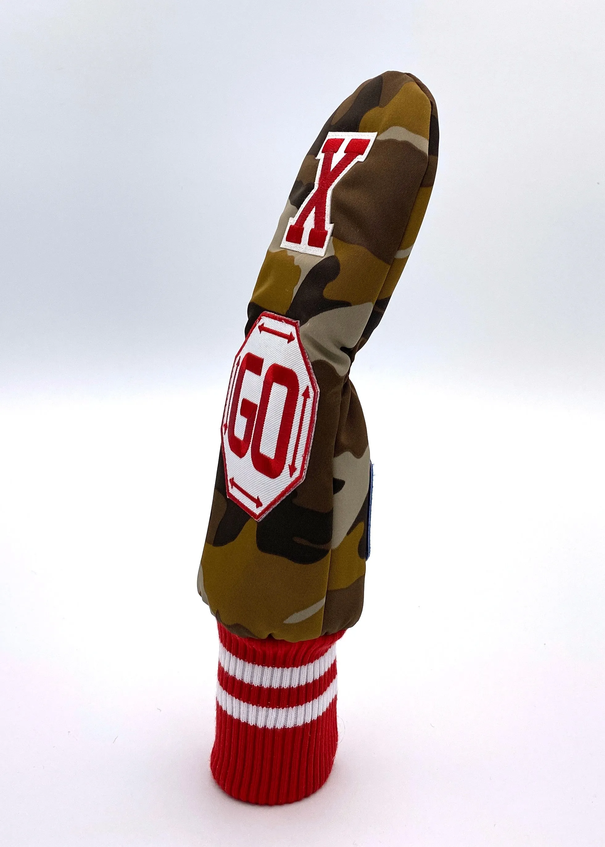 Utility / Hybrid / UT/ Camo Printed Great-Nylon Twill / Desert Camo x RED GO x Red X [UTHCM005-DC]