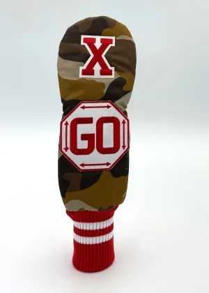 Utility / Hybrid / UT/ Camo Printed Great-Nylon Twill / Desert Camo x RED GO x Red X [UTHCM005-DC]