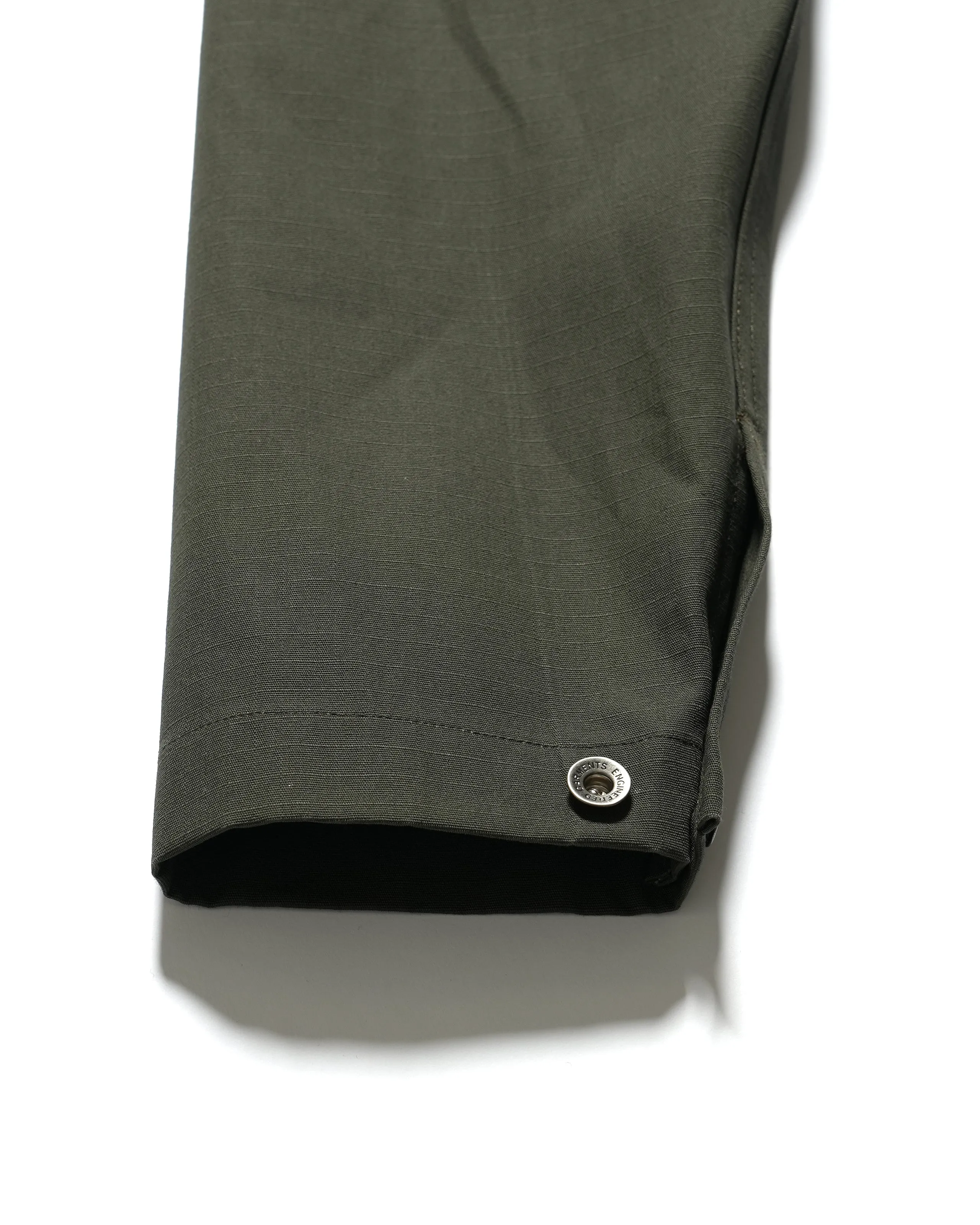 Utility Jacket - Olive Heavyweight Ripstop Cotton