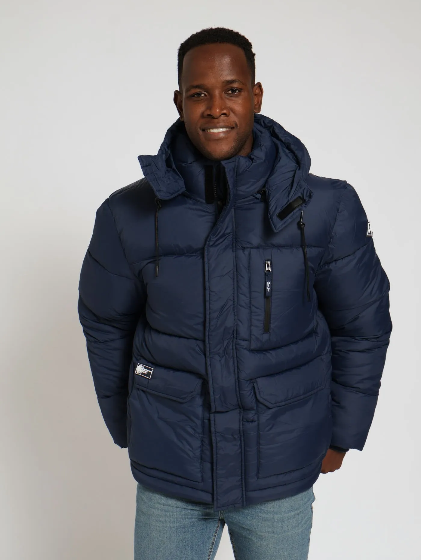 Utility Padded Jacket - Navy