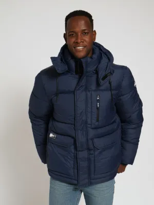 Utility Padded Jacket - Navy