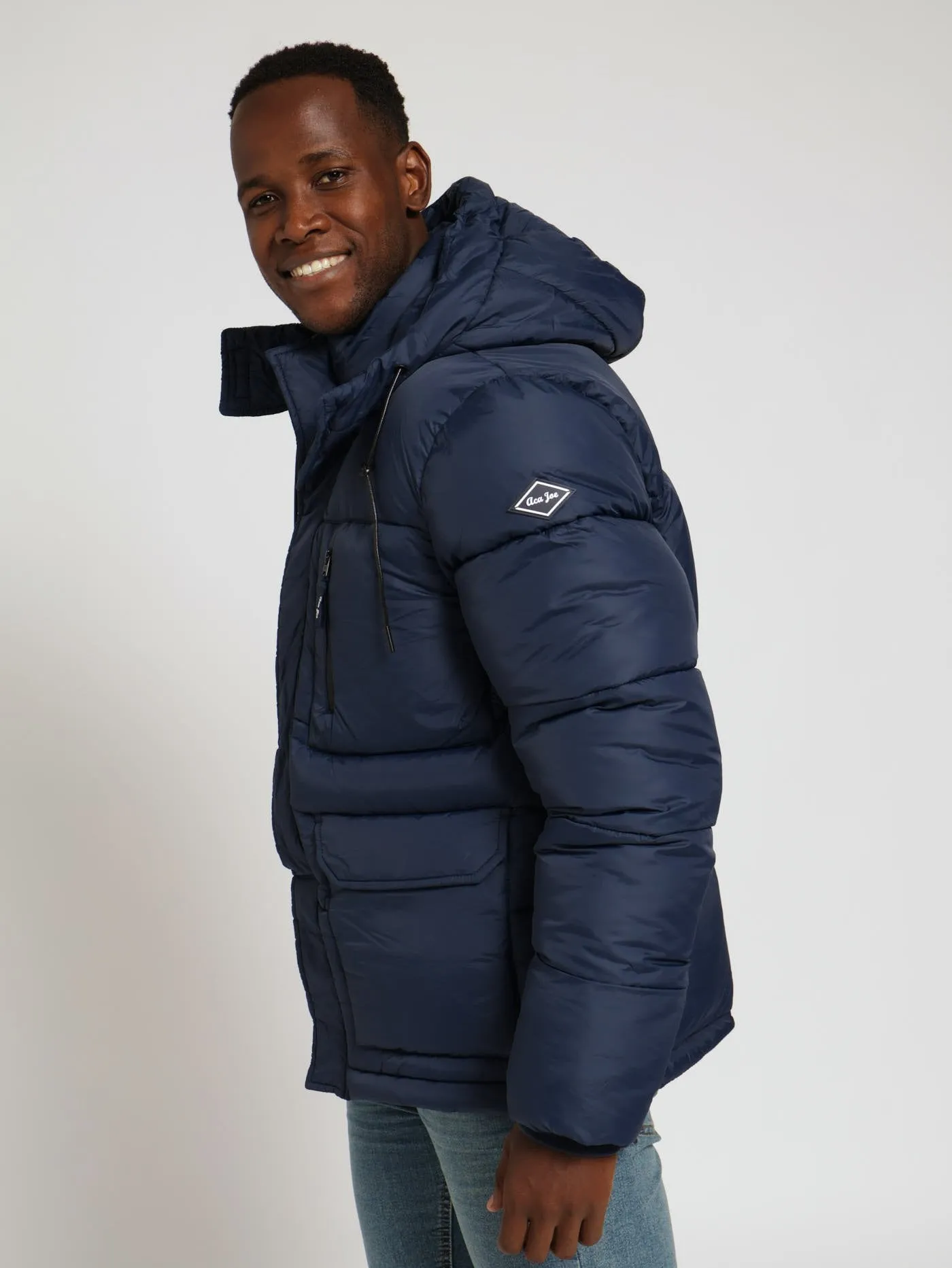 Utility Padded Jacket - Navy