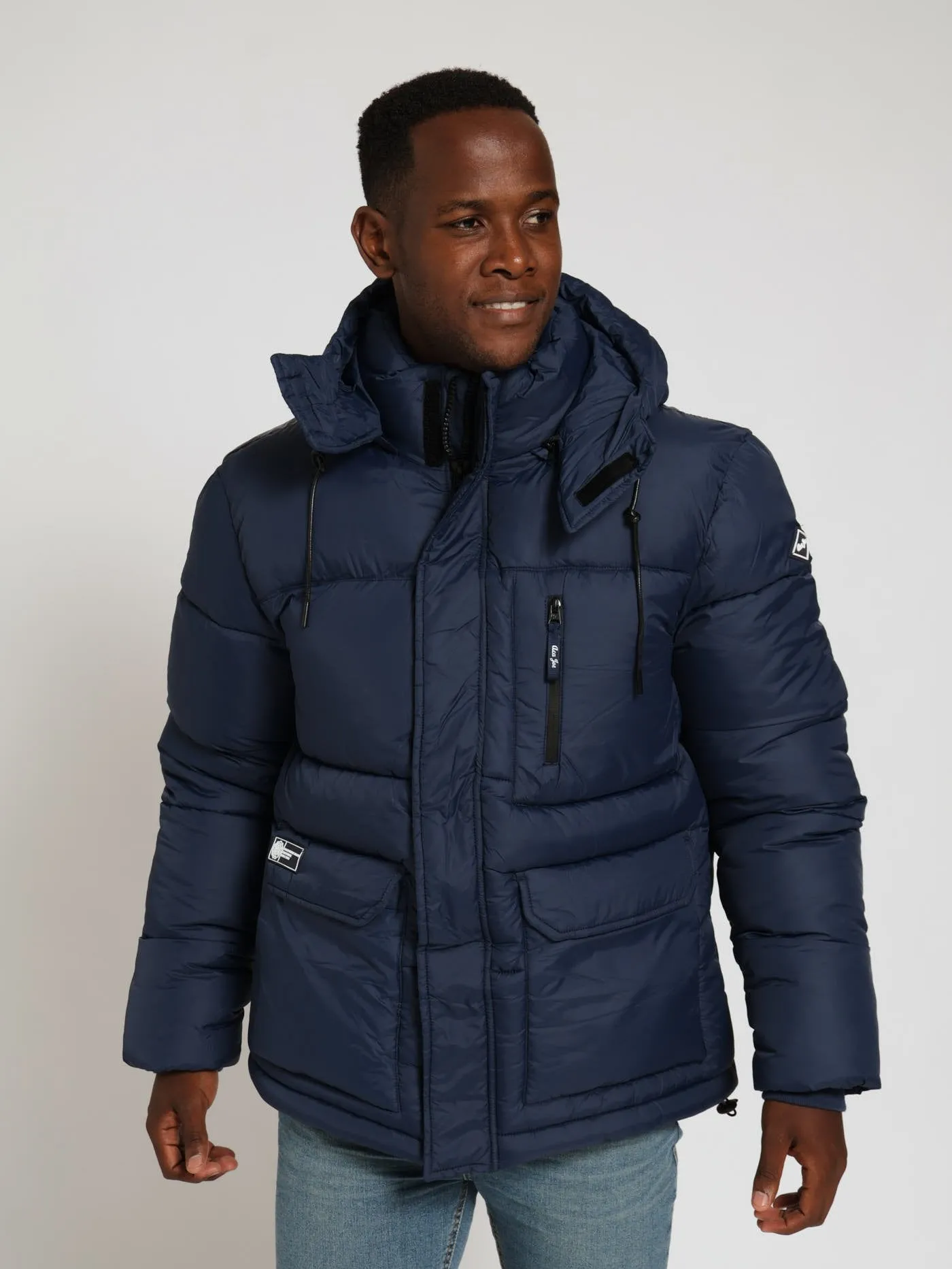 Utility Padded Jacket - Navy