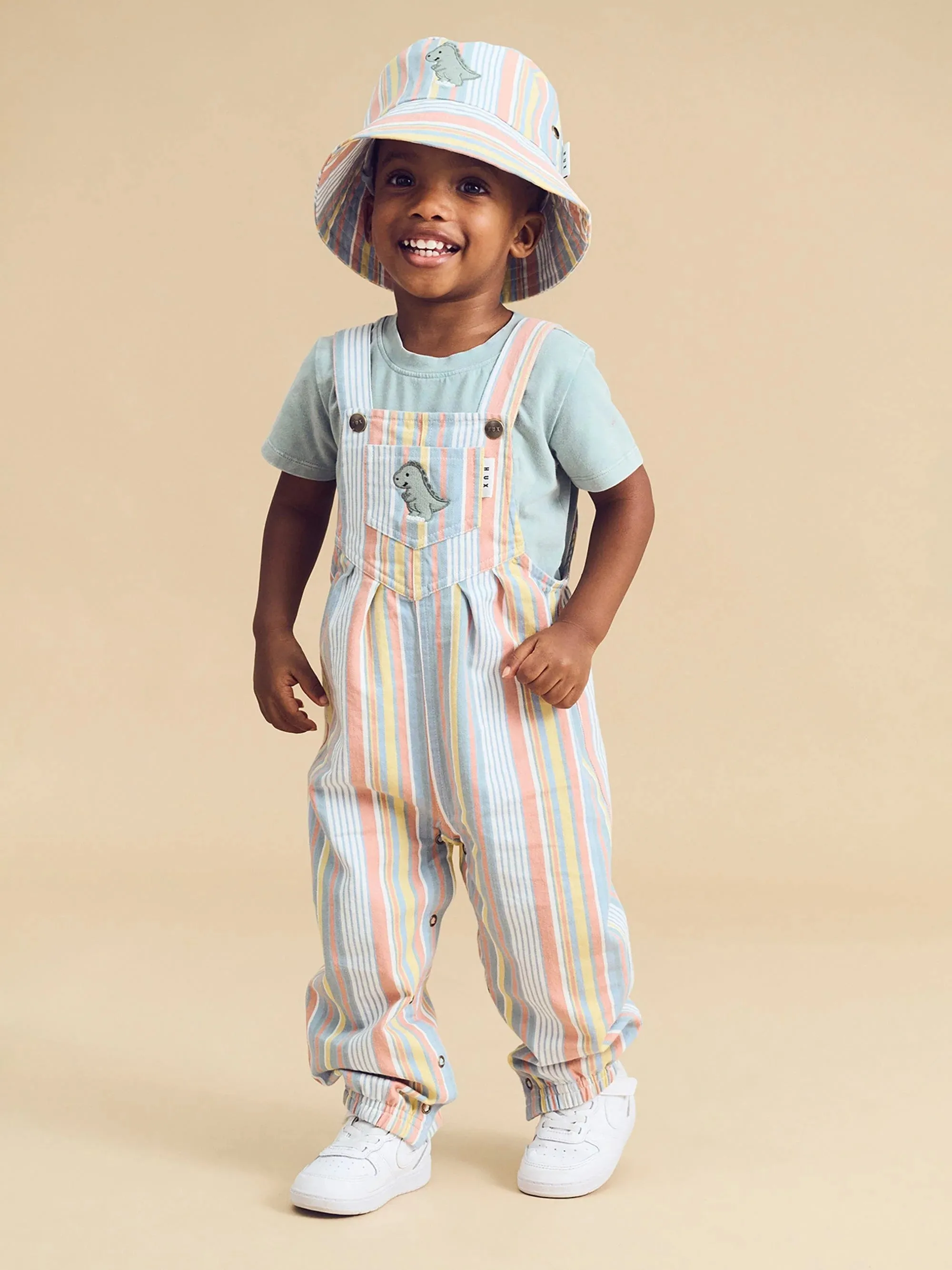Vintage Stripe Overalls