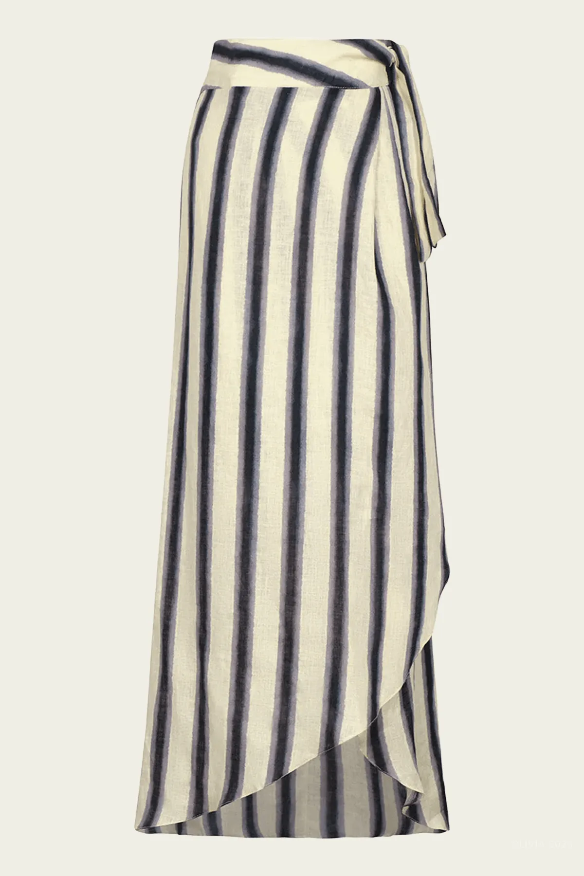 Waves Of Destiny Skirt in Swim Tie Dye Lines