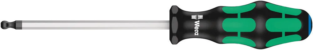 Wera 05022820001 352 Ball end screwdriver for hexagon socket screws, 6 x 125 mm