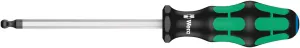 Wera 05022920001 352 Ball end screwdriver for hexagon socket screws, 1/4" x 125 mm