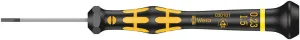 Wera 05030101001 1578 A ESD Kraftform Micro screwdriver for slotted screws, 0.23 x 1.5 x 40 mm
