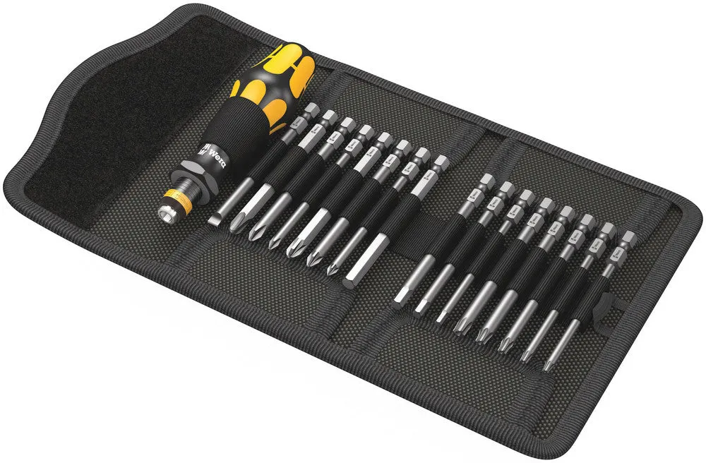 Wera 05051043001 Kraftform Kompakt 60 ESD, 17 pieces