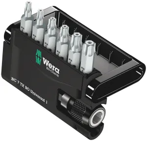 Wera 05056158001 Bit-Check 7 TX BO Universal 1, 7 pieces