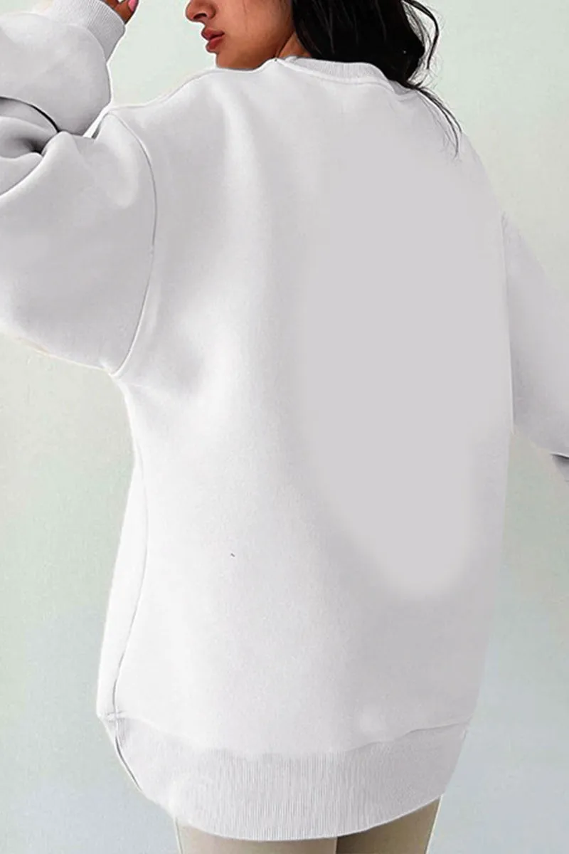 WG0294 Graphic Fleece Sweatshirt