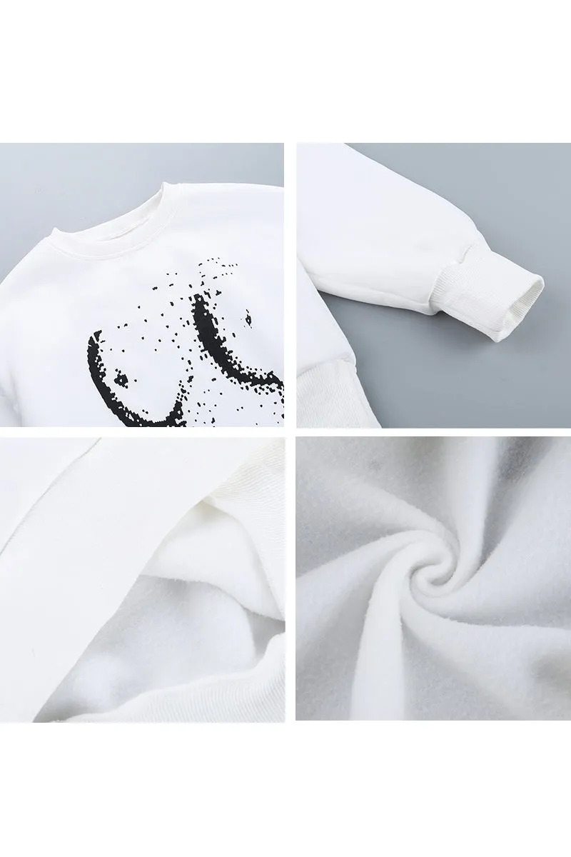 WG0294 Graphic Fleece Sweatshirt
