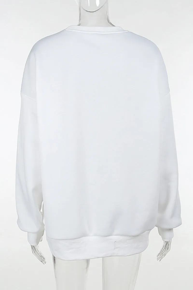WG0294 Graphic Fleece Sweatshirt