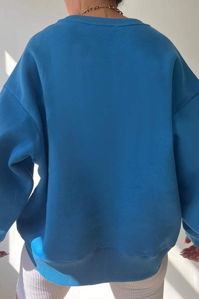 WG0294 Graphic Fleece Sweatshirt