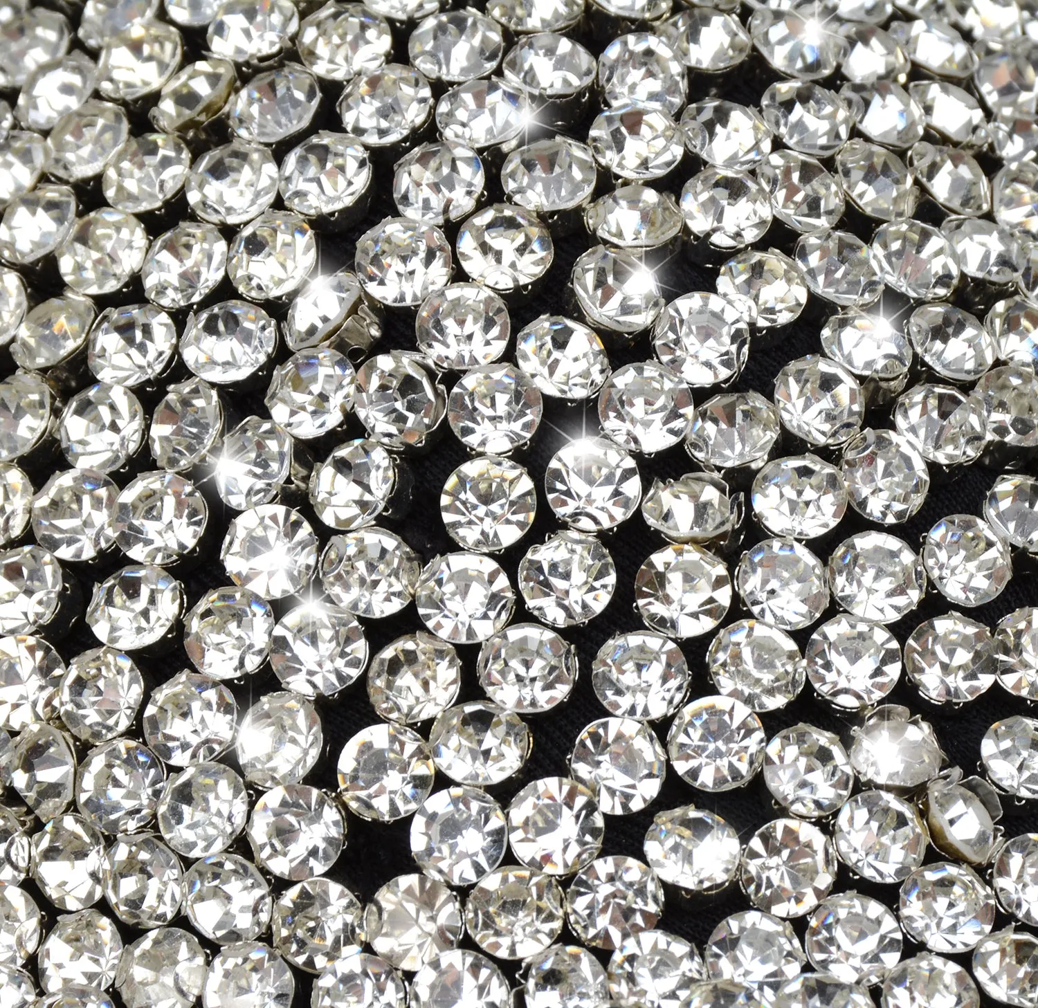 White Women's Rhinestone Diamond Bustier Crop Top Bra