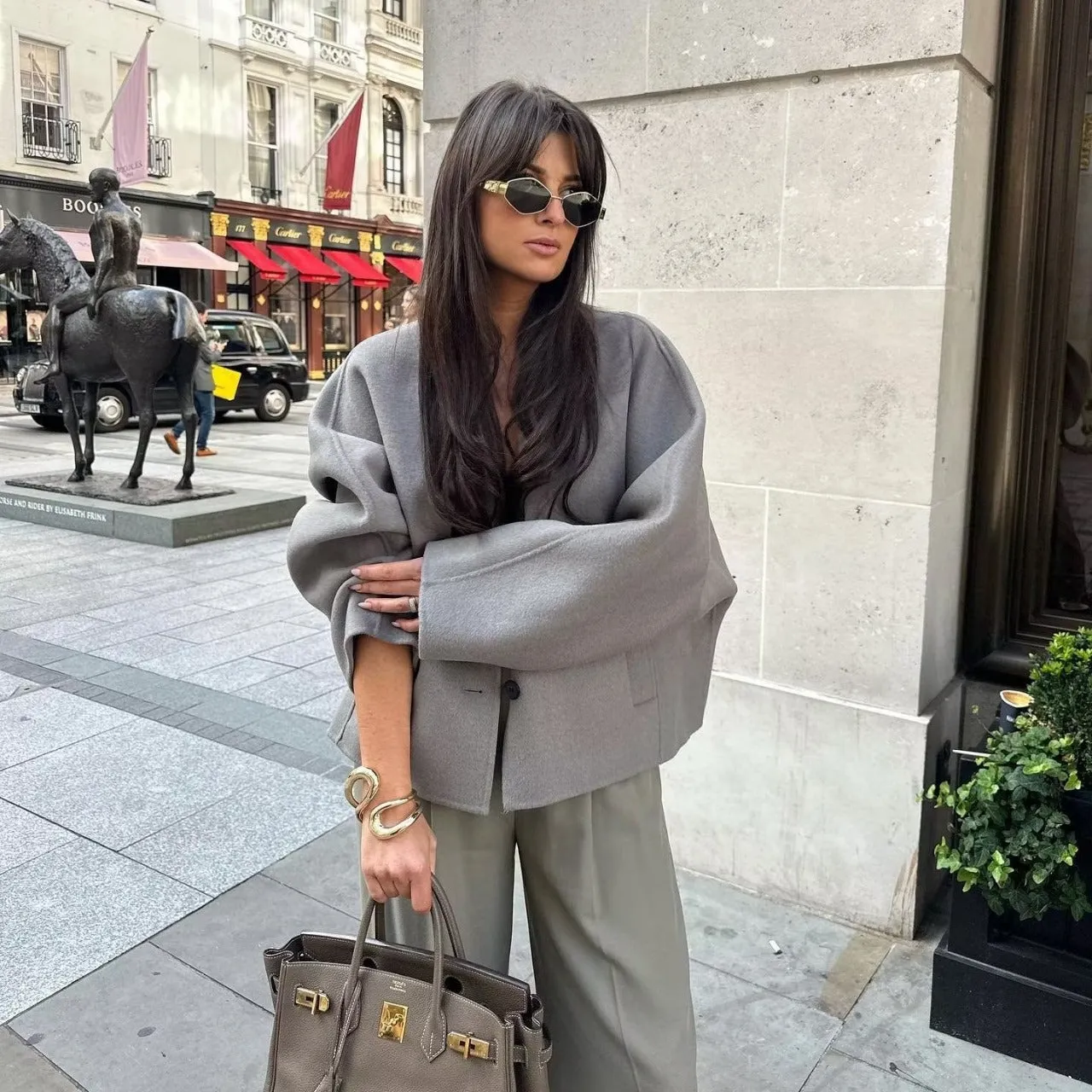 Women's Outerwear, New Styles for Autumn and Winter. Woolen Cardigan Tops and Suit Jackets, Stylish and Versatile.C-240923-1