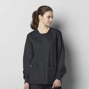 WonderWORK 800 Unisex Snap Front Jacket Pewter