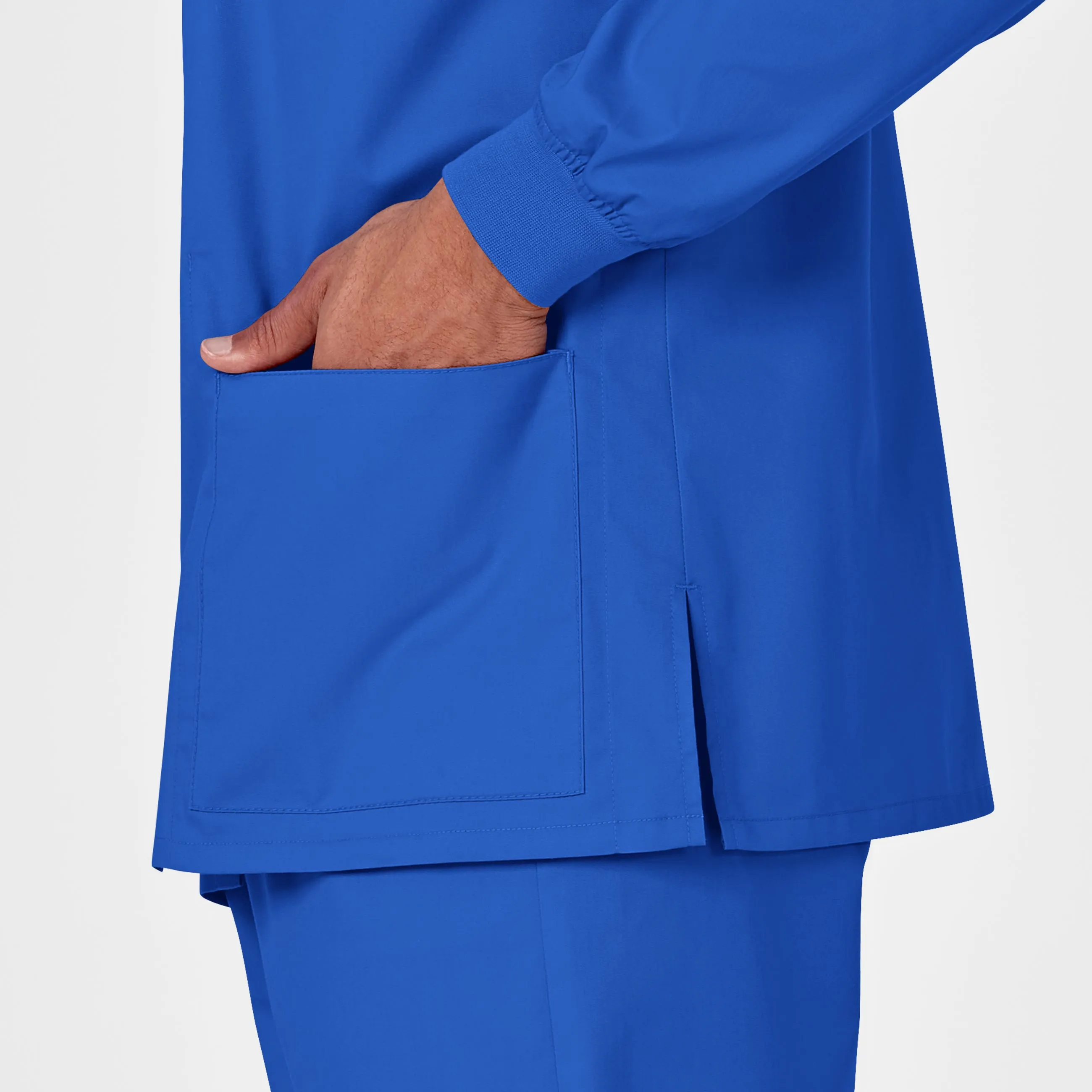 WonderWORK 800 Unisex Snap Front Jacket Royal