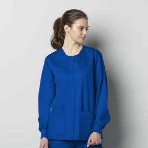 WonderWORK 800 Unisex Snap Front Jacket Royal