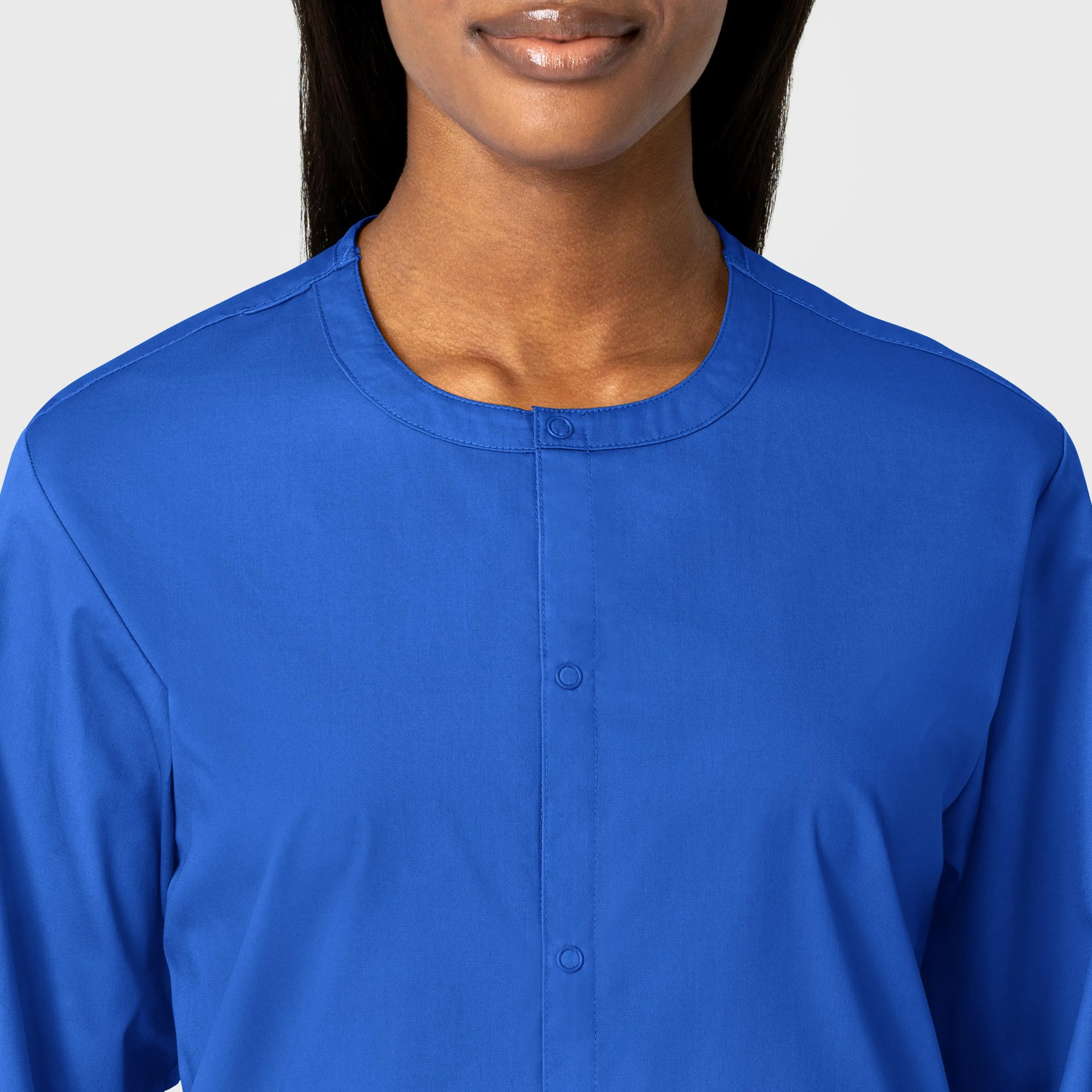 WonderWORK 800 Unisex Snap Front Jacket Royal