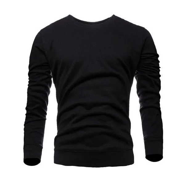 ZOGAA Hot 2019 New 7 Colors Sweater Men Cotton Long Sleeve Pullover Quality Sweater Tops and Tees Paired with All Jacket Coat